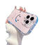 Mirror cream case suitable for Apple 16 Promax phone case with painted smiling face on iPhone 14/13 - Korvel