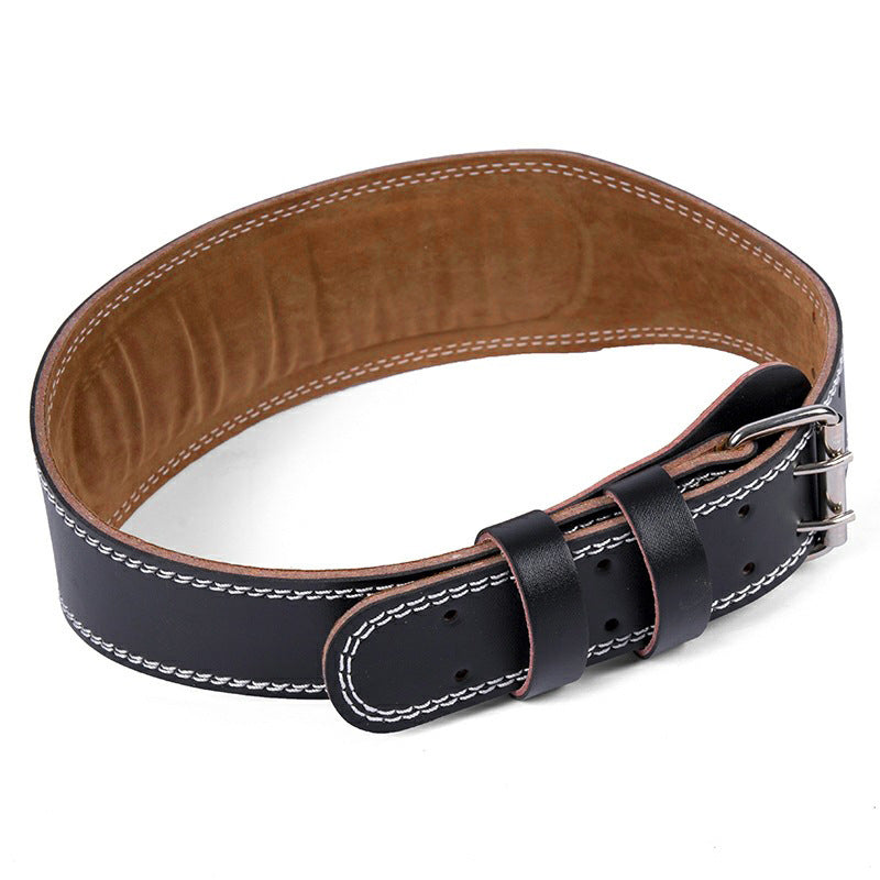 Premium PU Leather Weightlifting Belt for Men and Women