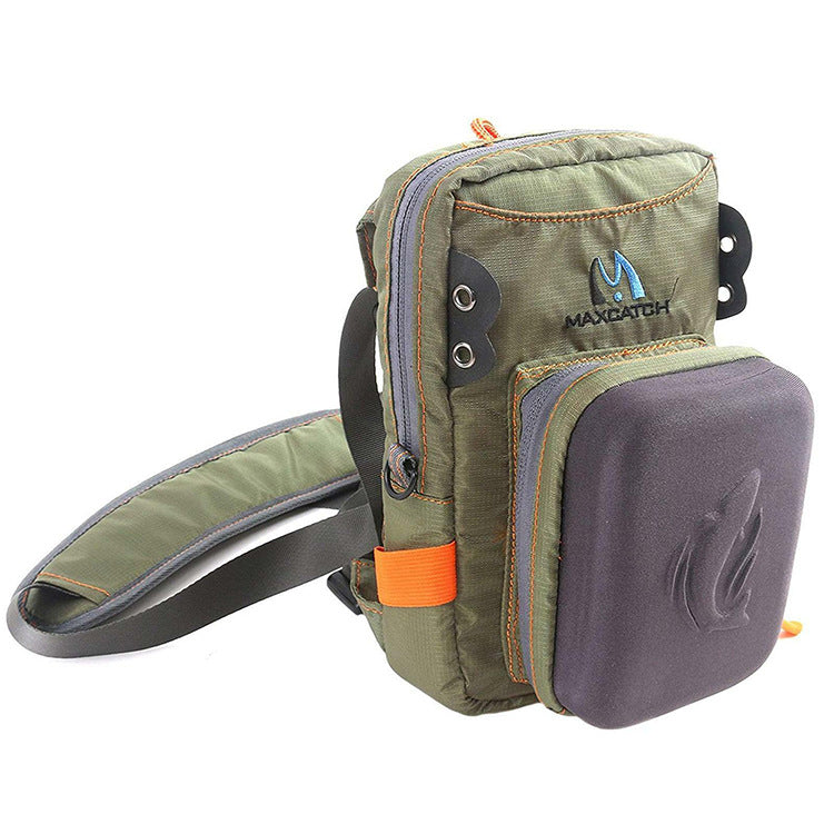 Multi-functional Fly Fishing Tackle Bag with Multiple Pockets, Unisex Chest Pack, Shoulder Fishing Bag - Korvel