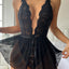 Combinaison en dentelle dos nu élégante pour femmes