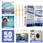 Test Strips, Swimming Pool Speed Residual Chloric Acid Base Number Total Alkalinity Total Hardness Water Quality Test Paper - Korvel
