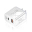 QC3.0 Fast Charging PD Charger USB-A+Type-C Dual Port Charging Head - Korvel