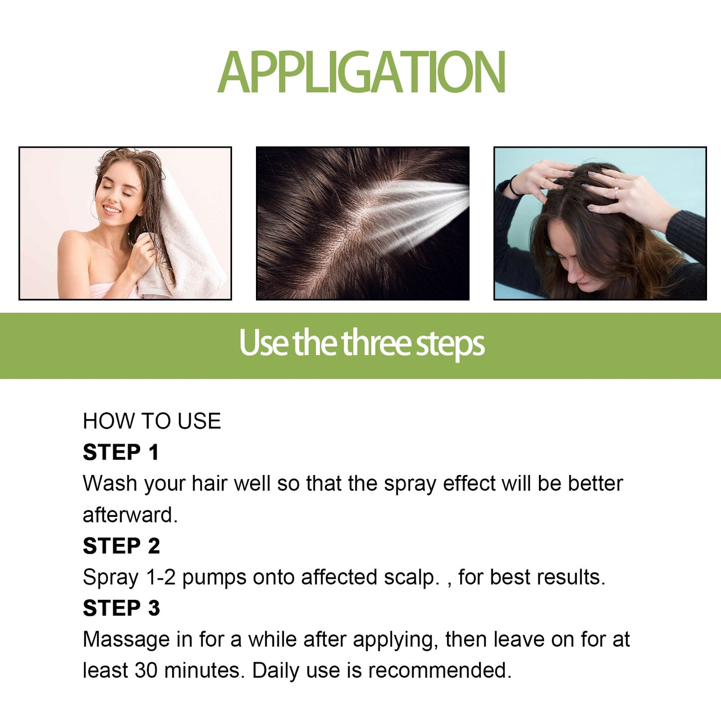 Rosemary Dense Hair Spray Hydrates Roots For Increased Elasticity Restoring Shine Anti-Set Hair Spray - Korvel