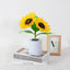 Rechargeable Sunflower LED Simulation Night Light Room Bedhead Decoration Atmosphere Light Birthday Gift for Girls - Korvel