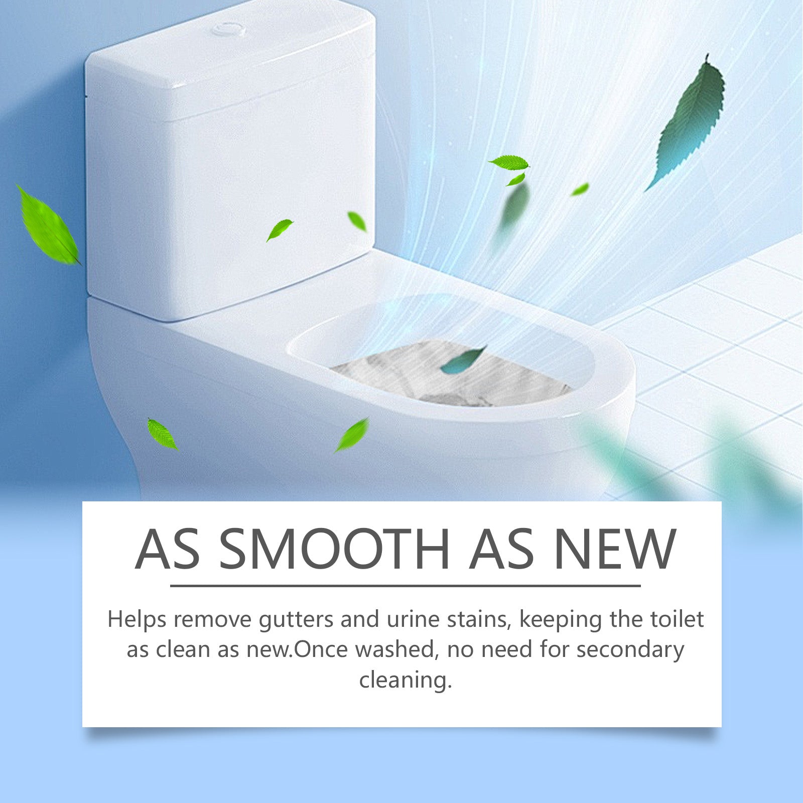 Oxygen Toilet Cleaner Powder, Easy Decontamination Keep Clean With A Quick Blistering Toilet Cleaner - Korvel