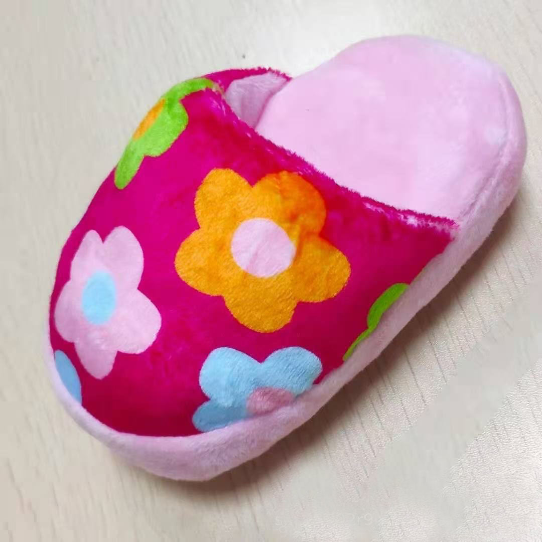 Plush Toy Pet Cat Dog Simulation Sound Comfort Anti-Depression Exercise Intellectual Vent Interactive Training Slipper - Korvel