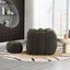 Soft Bean Bag Chair with High Resilient Foam(Chips)for living room and bedroom,Comfortable Square Lazy Sofa with Footstool - Korvel