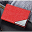 Itapkris Business ID Credit Card Holder For Women Men Fashion Brand Metal Aluminum Card Case PU Leather Porte Carte - Korvel