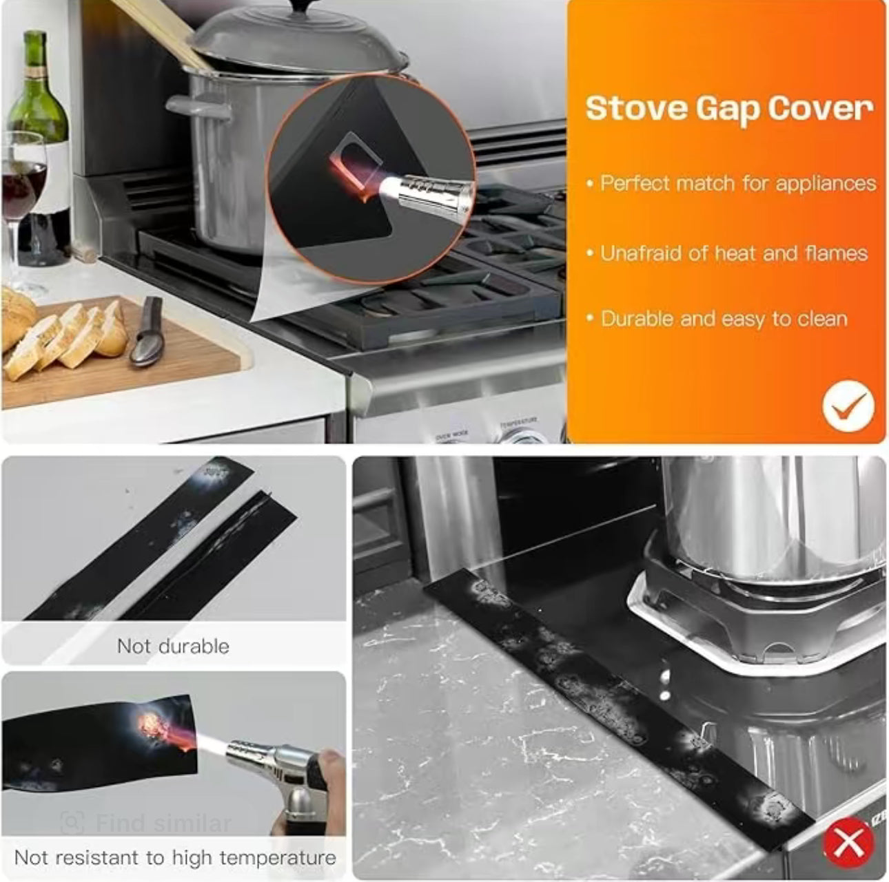 EdgeFill Stove Guards - Korvel