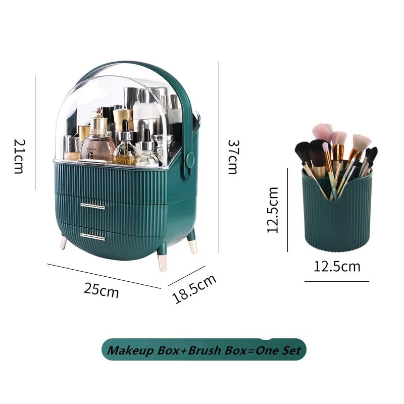 Elegant Cosmetic Storage Box Organizer