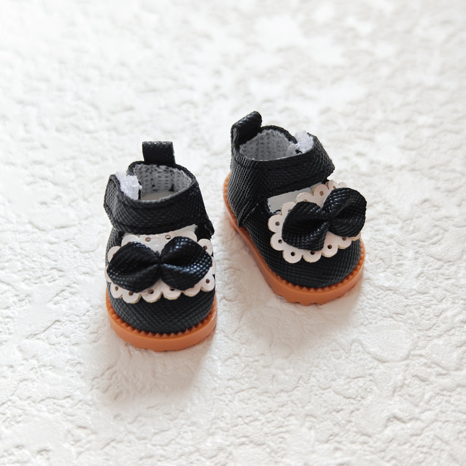 Party Shoes DIY Accessories Labubu Baby Clothes Labubu Rubber Macaron Shoes Fabric One Plush Second Generation - Korvel