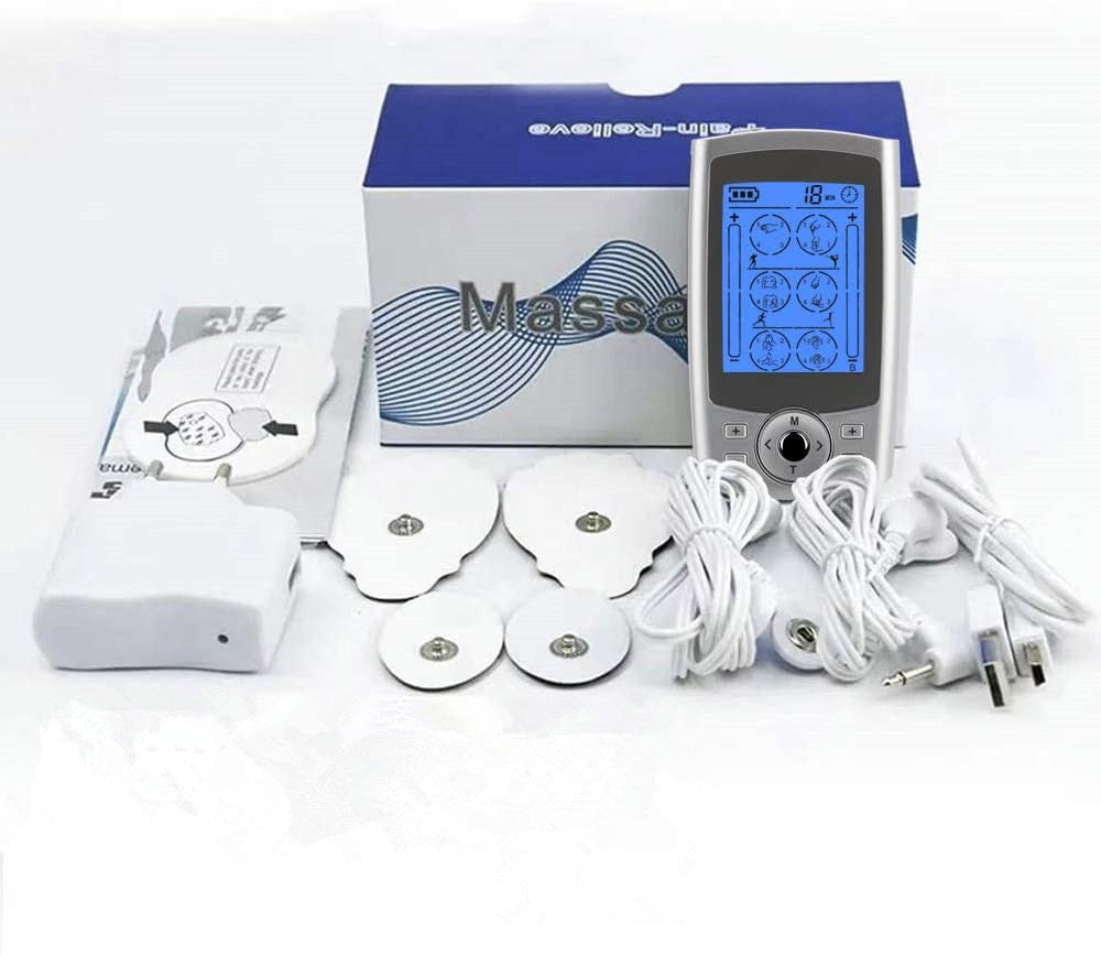 24 Mode Physiotherapy Instrument Tens Intelligent Pulse Full Body Massage Charging Meridian Massager - Korvel