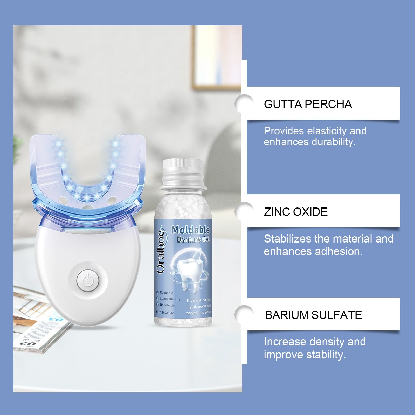 Dental Care Kit Improves Smile Appearance Gentle Comfort Beauty Teeth Shine Teeth Care - Korvel