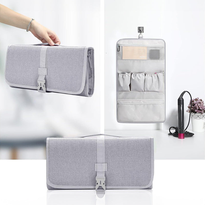 Large - capacity dustproof travel bag for Dyson Pre - Styling Dryer, fits curling barrels. - Korvel
