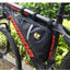 Cycling Bicycle Mountain Bike Bag Triangle Tool Bag Three-Point Velcro Fixed Right-Angle Bag Equipment Large Capacity - Korvel