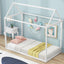 Metal House Shape Platform Bed - Twin