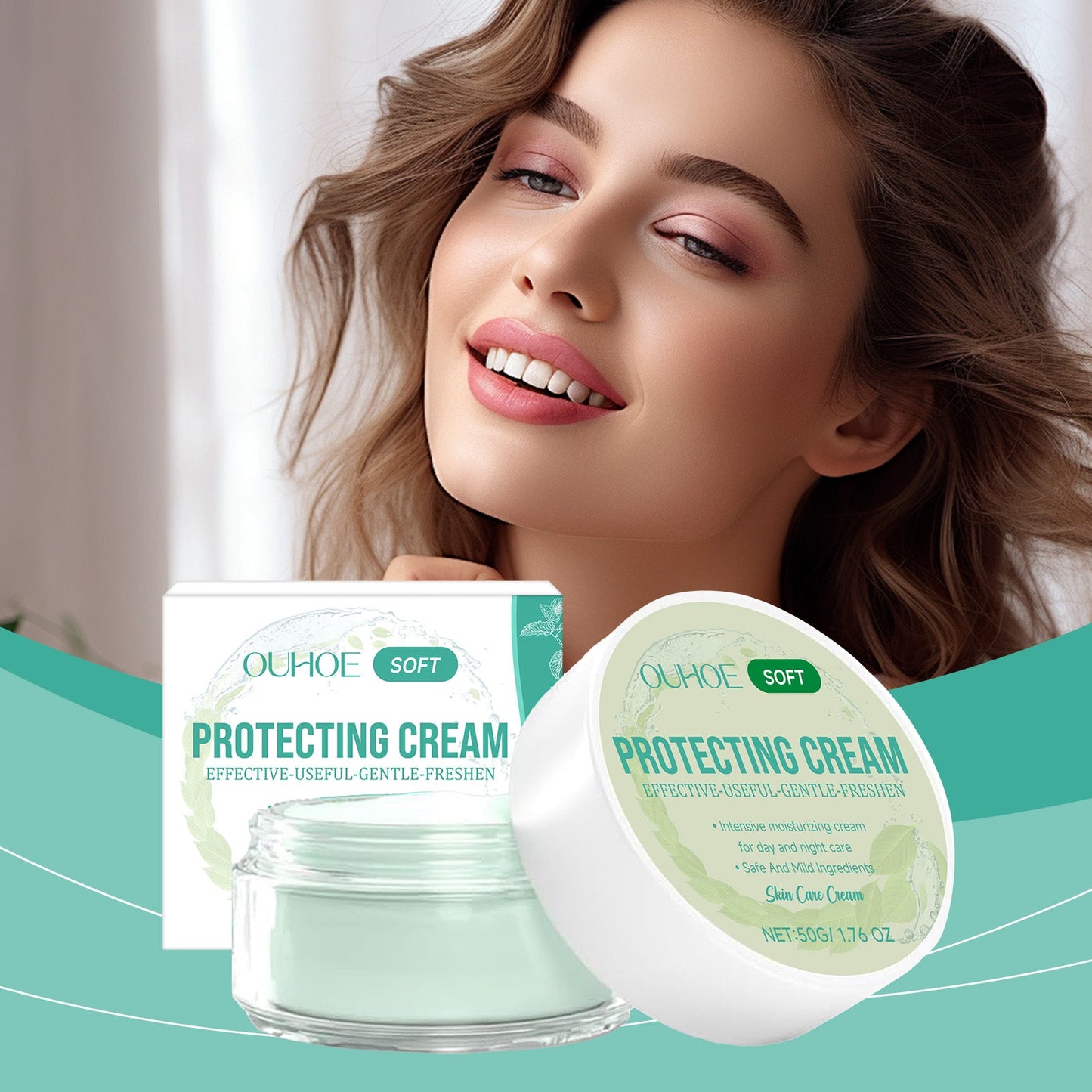 Facial Moisturizer Moisturizes Tender And Smooth Skin, Lightens Fine Lines, Brightens Skin Tone And Improves Skin Quality - Korvel