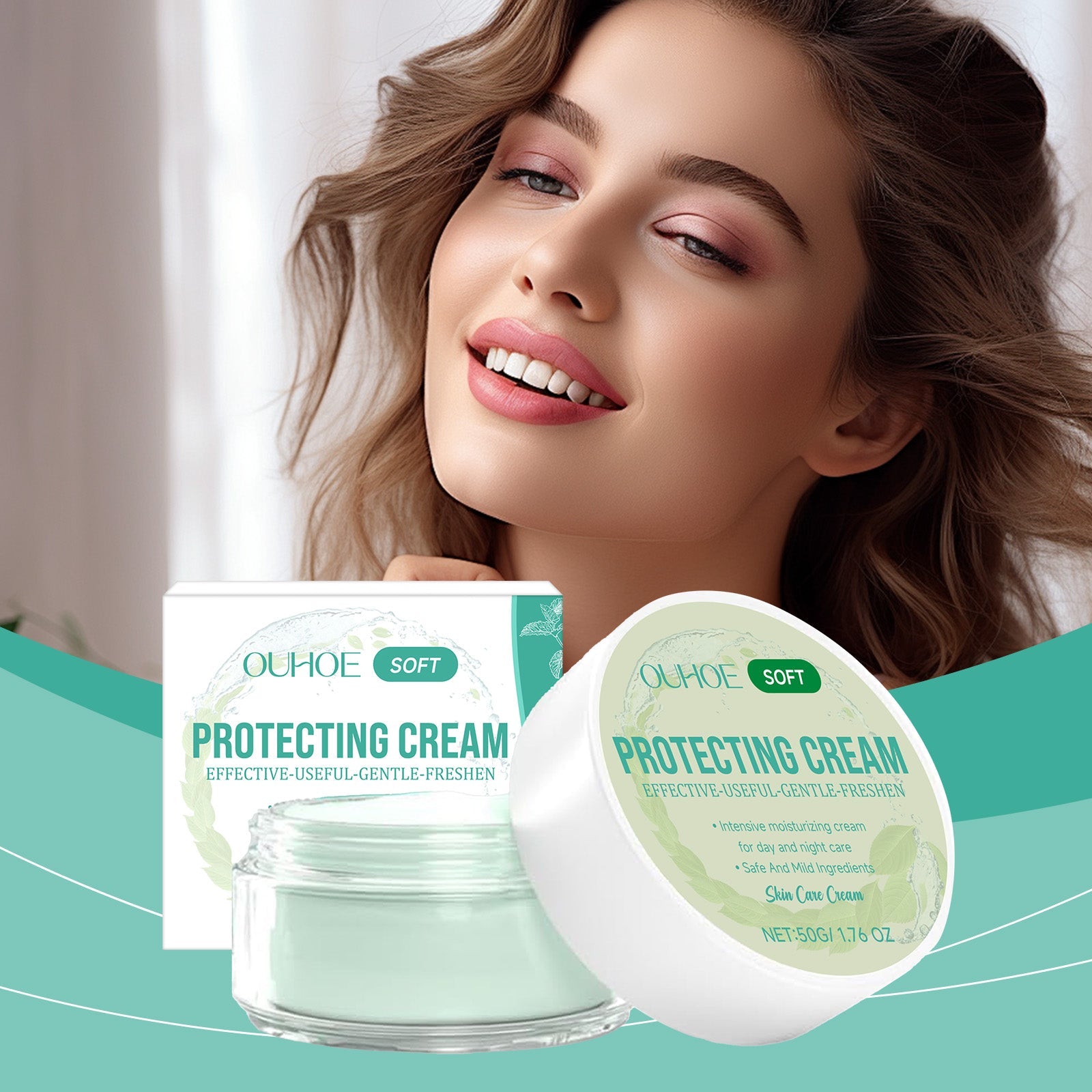 Facial Moisturizer Moisturizes Tender And Smooth Skin, Lightens Fine Lines, Brightens Skin Tone And Improves Skin Quality - Korvel