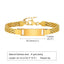 Custom Engravable Stainless Steel Snake Chain Bracelet