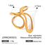 18k Gold Stainless Steel Irregular Opening Ring