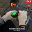 Outdoor Picnic BBQ Gloves Camping Fire Barbecue Leather Anti-Scalding Heat Insulation Thickened Wear-Resistant Protective Gloves - Korvel