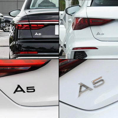 Autocollants de logo Audi Premium pour modèles A3, A4, A5, A6, A8
