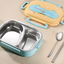 Food grade 304 stainless steel insulation compartment lunch box lunch box - Korvel