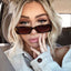 Trend Small Frame Sunglasses Female Square Sunglasses Olive Green Colorful Ins Street Shot Glasses - Korvel