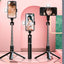 P90 Series Tripod Selfie Stick con Doble Luz de Relleno