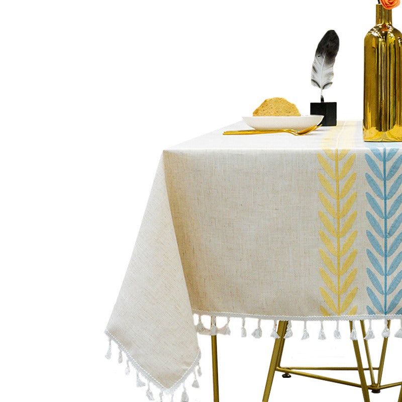 Table Cloth Ins Wind Linen Amazon Wish Simple Fabric Table Cloth Rectangular Cover Table Cloth - Korvel