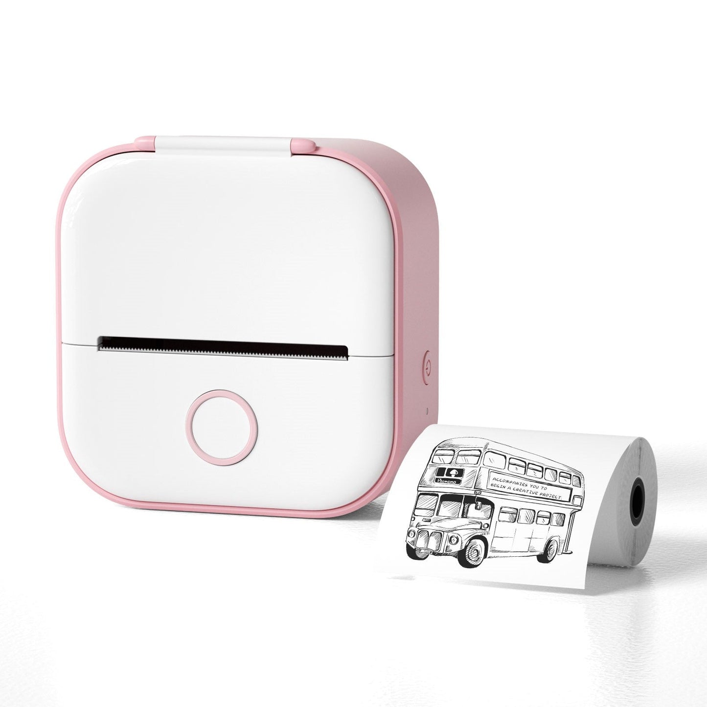 Phomemo Portable Mini Thermal Printer T02 Mini Pocket Label Printer DIY Self-adhesive Sticker Label Machine Various Label Paper - Korvel