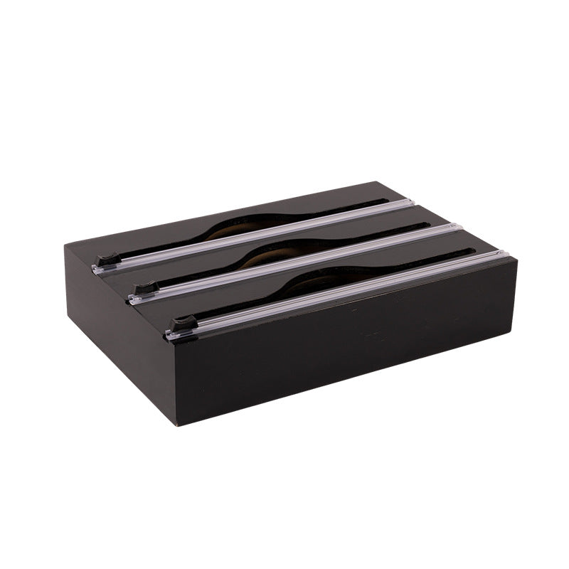 Premium Bamboo and Wood Cling Film Cutter