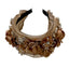 Fabric Flower Heavy Industry Wide Edge Crystal Super Immortal Women's Headband - Korvel