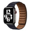 Suitable For iwatch8 Watchband S7 SE 6/5/43 Magnetic Suction New Leather Loopback Chain Apple Watch Wristband - Korvel