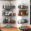 Bathroom Storage Rack Toilet Washroom Wall-Mounted Hole-Free Multi-Functional Iron Mesh Long Strip Organizer - Korvel