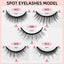 Self-Adhesive False Eyelashes - Natural Look, Three Pairs
