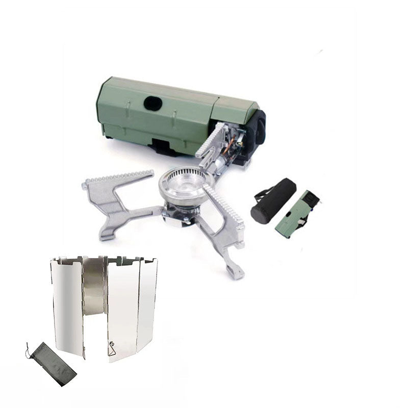 Folding Card Stove Outdoor Camping Picnic Gas Stove Portable Hotpot Stove Tea Cooker - Korvel