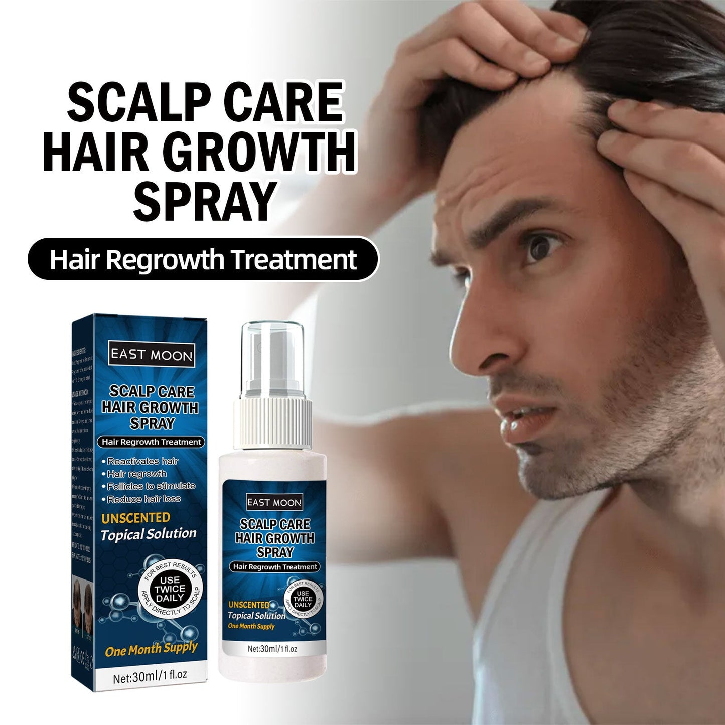 Men's Hair Treatment Spray for Thicker Hair