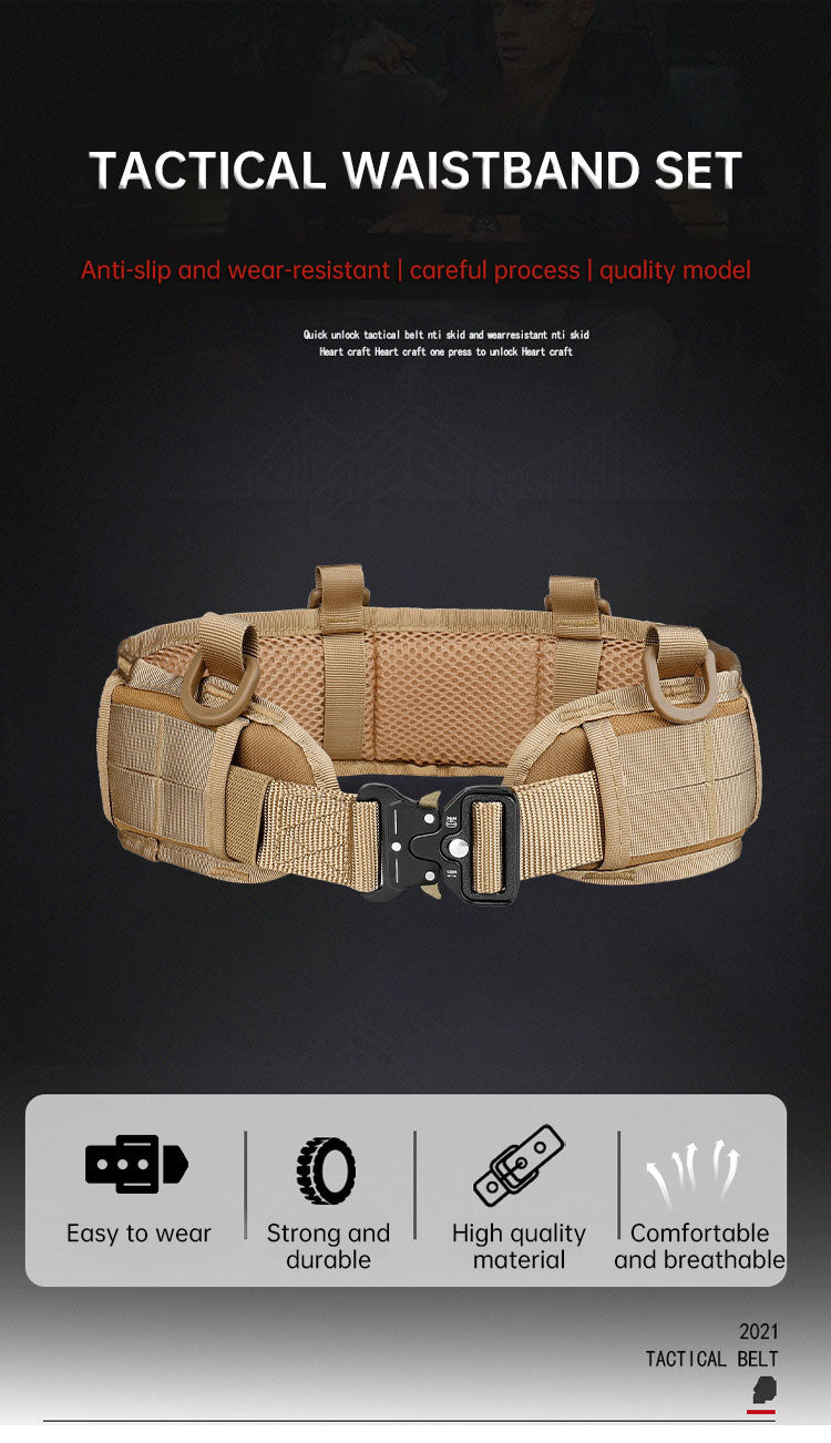Functional Fitness Weight Lifting Athletes Outdoor Training Tactical Belt - Korvel