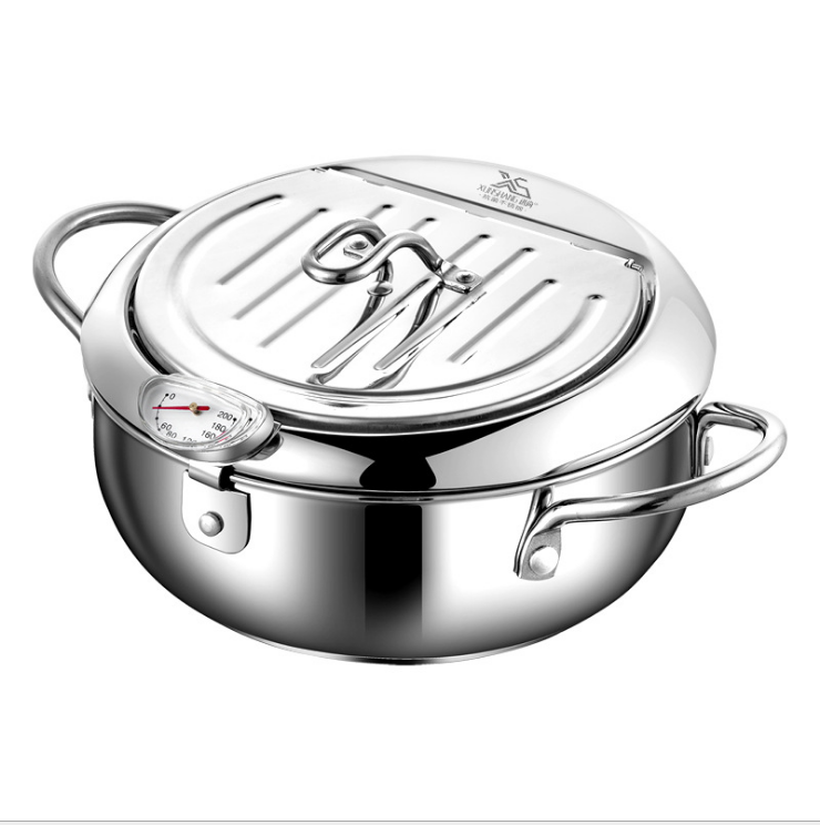 Premium Stainless Steel Tempura Fryer with Temperature Control