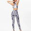 Printed Active High Waist Leggings - Korvel