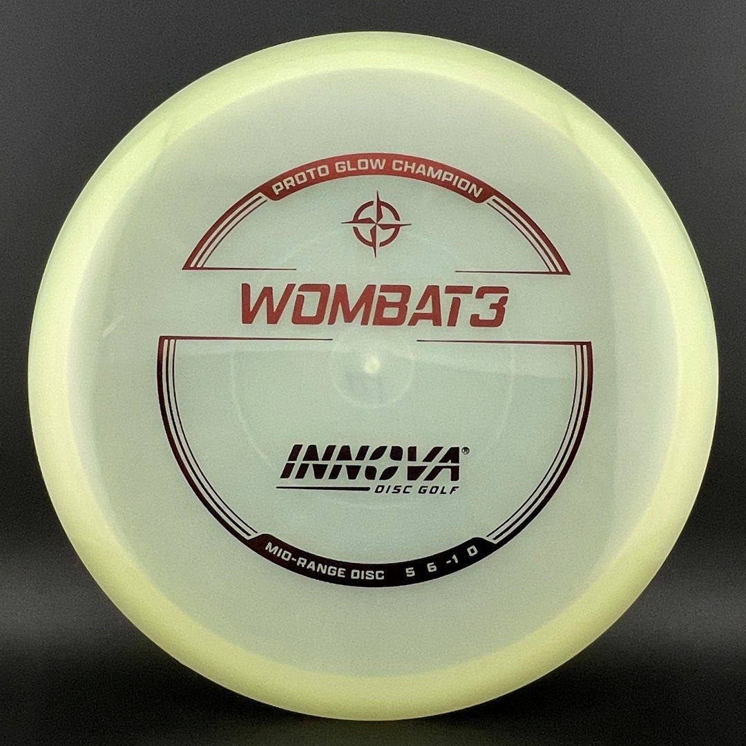 Proto Glow Champion Wombat3 Disco de Golf