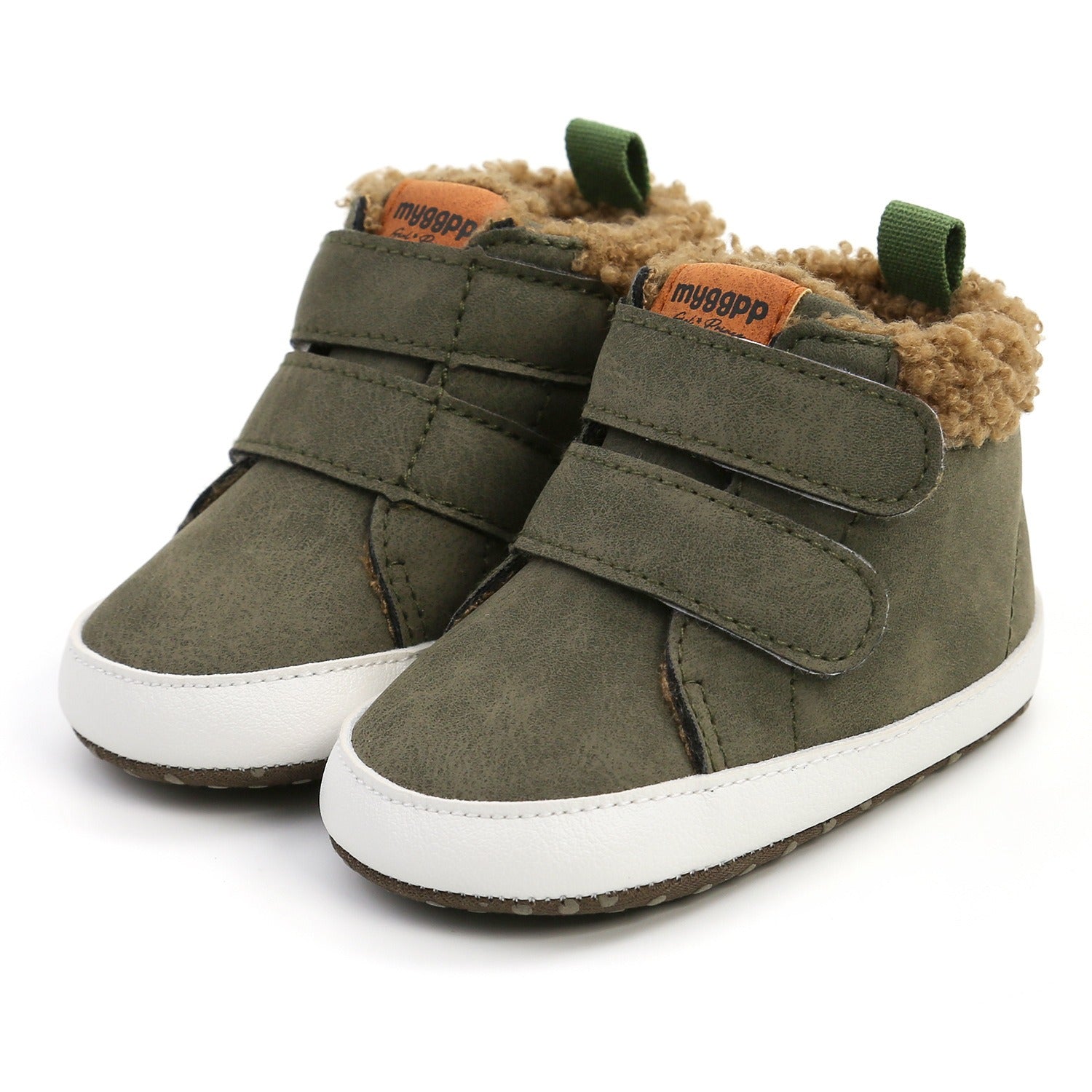 High Top Autumn And Winter Baby Shoes Baby Shoes Walking Shoes Warm Shoes M2035 - Korvel