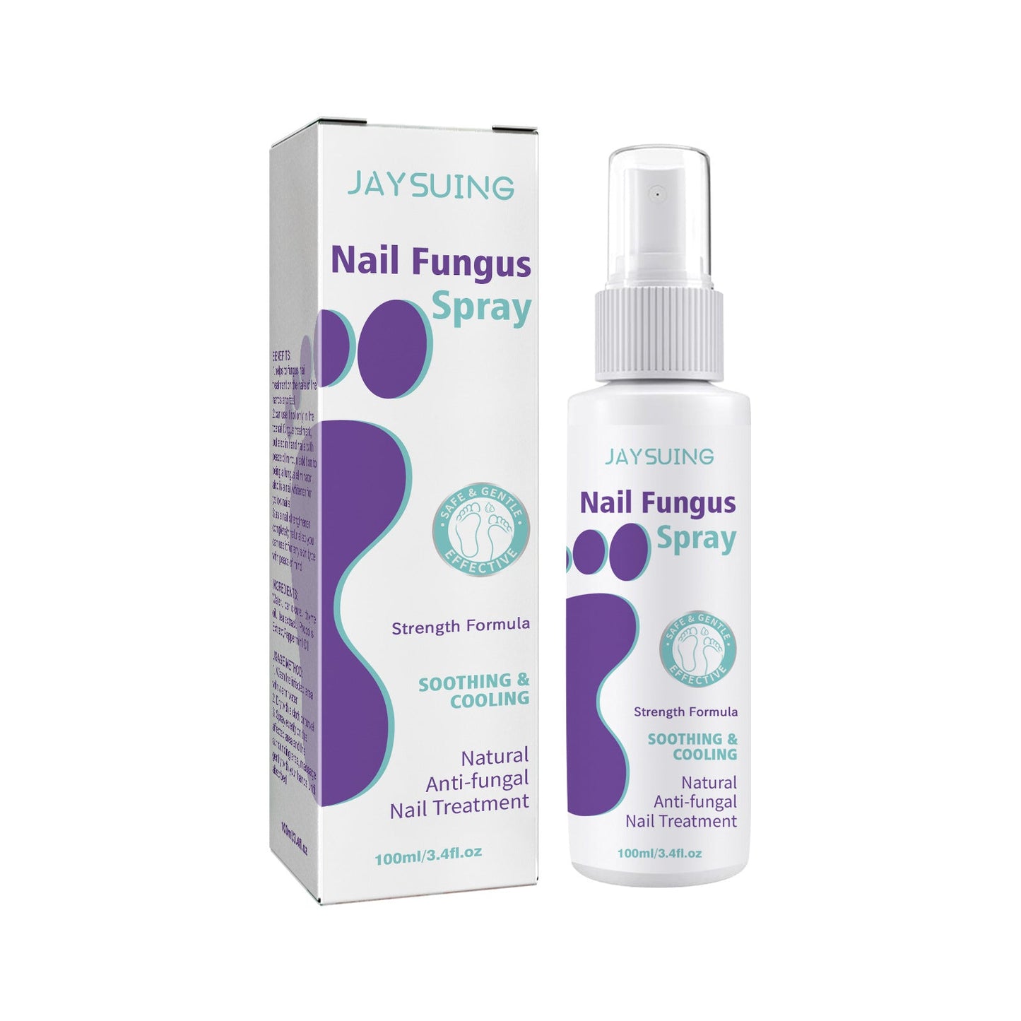 Premium Gray Nail Care Spray for Healthy Nails