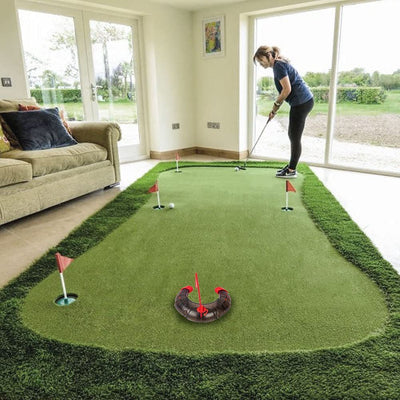 Golf Putting Practice Green Hole Cup Adjustable Hole Cup Golf Putt Mobile Hole Cup - Korvel
