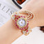 New trend and fashion women's watch with diamond inlaid digital quartz female bracelet watch - Korvel