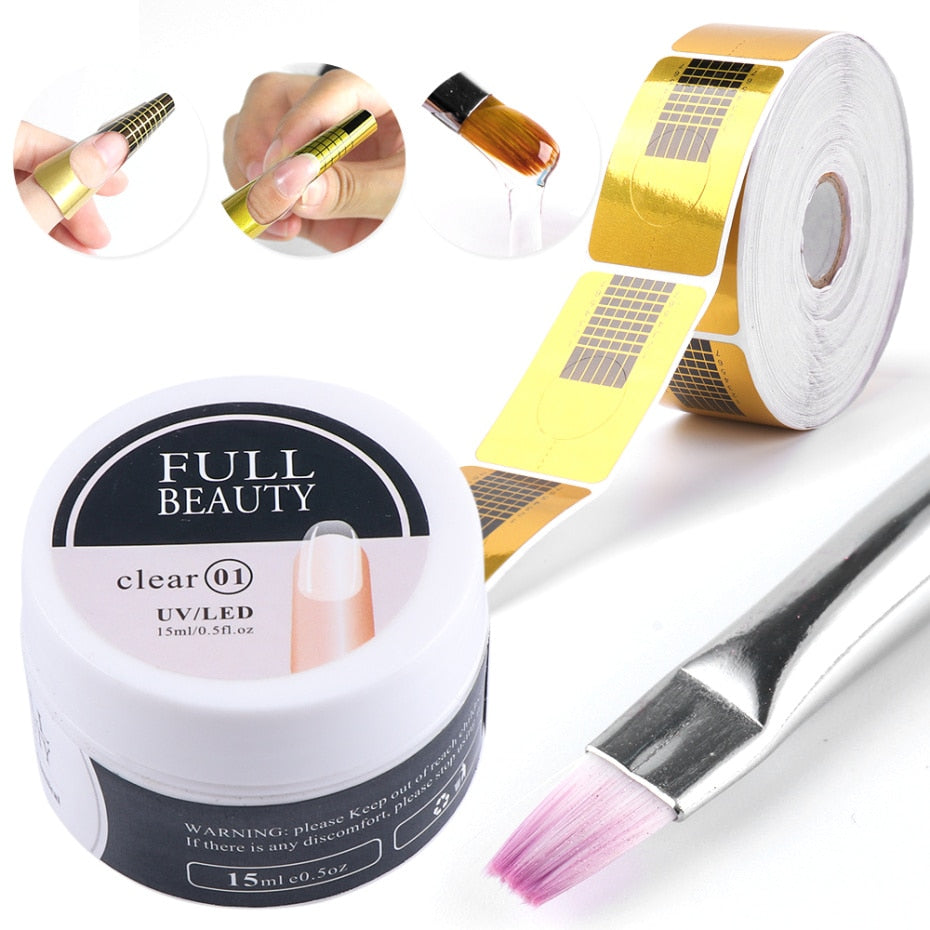15ml Quick Building Gel for Nail Extensions - Premium Quality