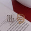 Titanium Steel Wrap Ring - Korvel