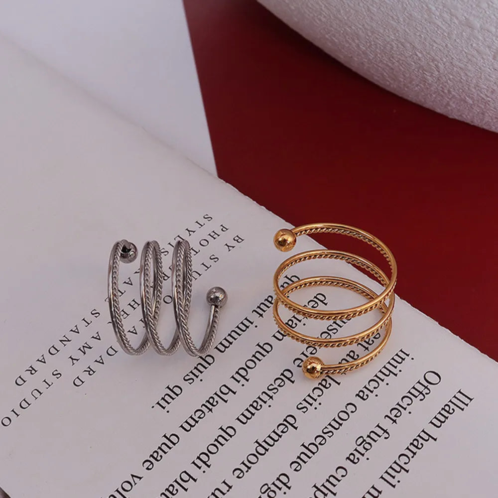 Titanium Steel Wrap Ring - Korvel