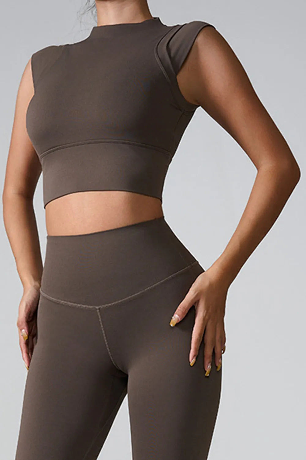 Mock Neck Active Tank - Korvel